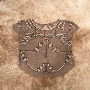 Free People sheer top